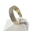 Bague d'occasion or 375 jaune zirconias - vue V2