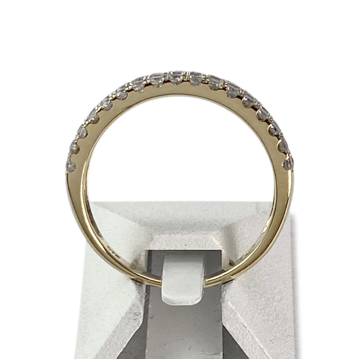 Bague d'occasion or 375 jaune zirconias - vue 3