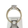 Bague d'occasion or 375 2 tons zirconias - vue V3