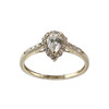Bague d'occasion or 375 jaune zirconias - vue V1