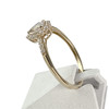 Bague d'occasion or 375 jaune zirconias - vue V2
