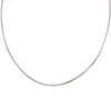 Chaîne d'occasion or 750 blanc forçat 46.5 cm - vue V1