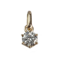 Pendentif d'occasion or 750 jaune diamant