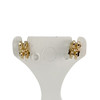 Boucles d'oreilles d'occasion or 750 jaune rubis - vue V3