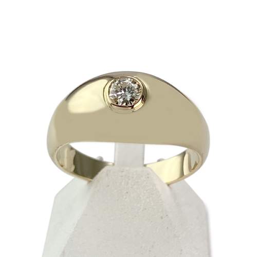 Bague d'occasion or 750 jaune diamant
