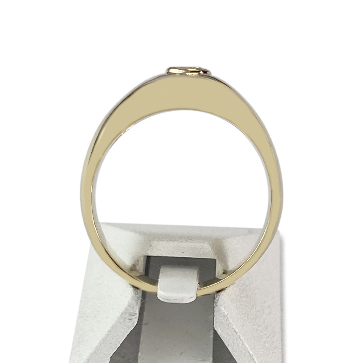 Bague d'occasion or 750 jaune diamant - vue 3