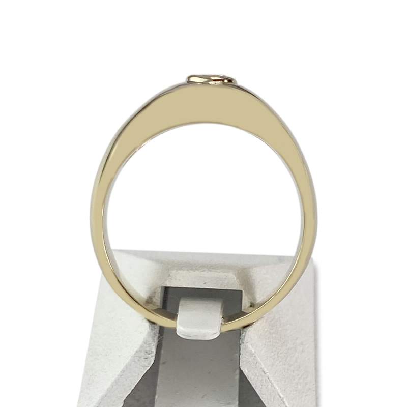 Bague d'occasion or 750 jaune diamant - vue 3