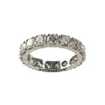 Bague d'occasion or 750 blanc diamant - vue 1