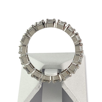 Bague d'occasion or 750 blanc diamant