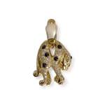 Pendentif d'occasion or 750 jaune saphir zirconias - vue 1