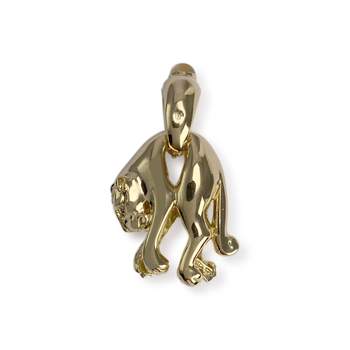 Pendentif d'occasion or 750 jaune saphir zirconias