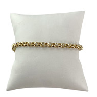 Bracelet d'occasion or 750 jaune jaseron