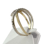 Bague d'occasion or 750 jaune diamant - vue 2