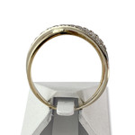 Bague d'occasion or 750 jaune diamant - vue 3