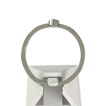 Tweedehands ring van 585 geelgoud met synthetische diamant