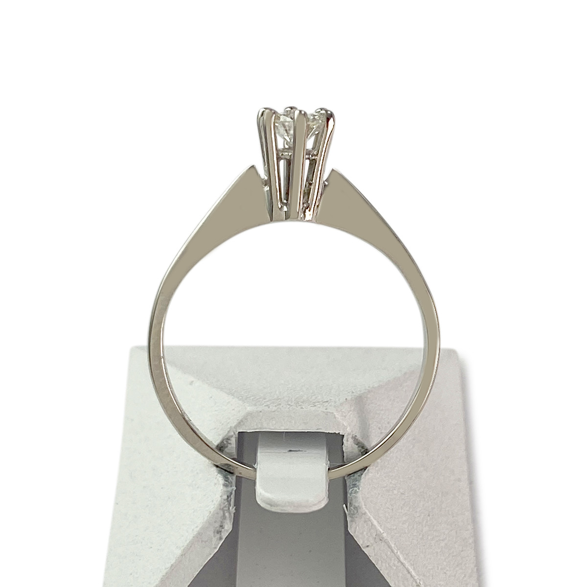 Bague d'occasion or 750 blanc diamant - vue 3