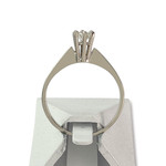 Bague d'occasion or 750 blanc diamant - vue 3