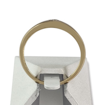 Second-hand gold 750 yellow diamond ring