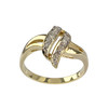 Bague d'occasion or 750 jaune diamant - vue V1