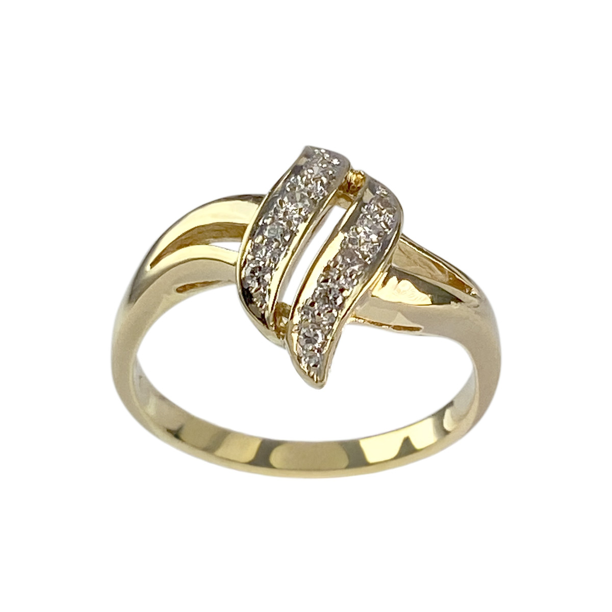 Bague d'occasion or 750 jaune diamant