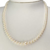 Collier d'occasion or 750 jaune perle de culture du japon - vue V2