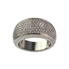 Bague d'occasion or 750 blanc diamant - vue V1
