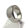 Bague d'occasion or 750 blanc diamant - vue V2