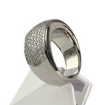 Bague d'occasion or 750 blanc diamant - vue 2