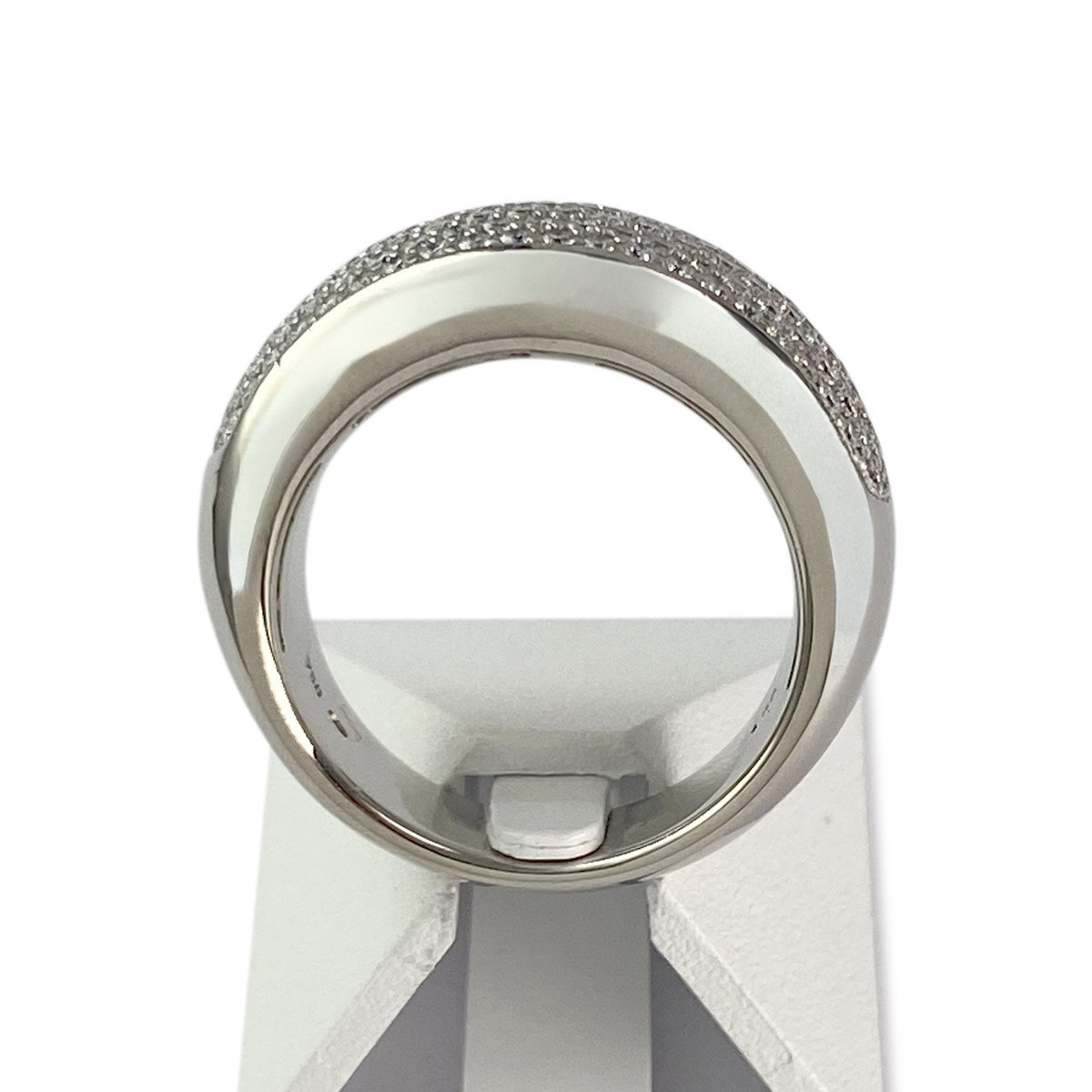 Bague d'occasion or 750 blanc diamant - vue 3