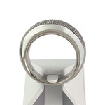 Bague d'occasion or 750 blanc diamant - vue 3