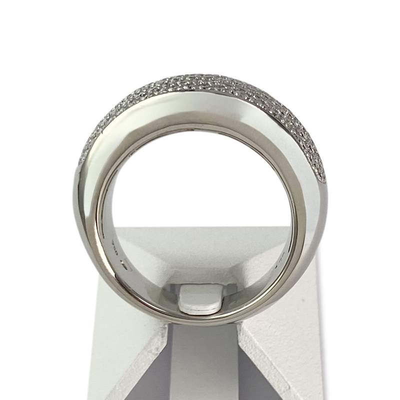 Bague d'occasion or 750 blanc diamant - vue 3