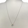 Collier d'occasion or 375 jaune forcat diamant topaze sky blue - vue V2