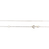 Collier d'occasion or 375 jaune forcat diamant topaze sky blue - vue V3