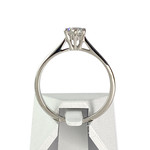 Bague d'occasion or 750 blanc diamant - vue 3