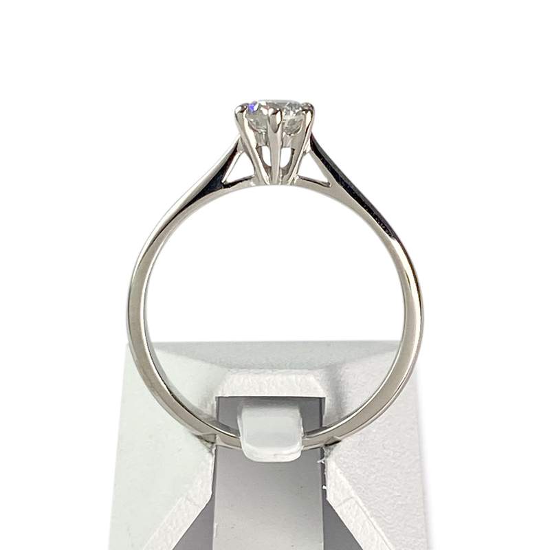 Bague d'occasion or 750 blanc diamant - vue 3