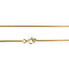 Collier d'occasion or 750 jaune maille serpent diamant - vue V3