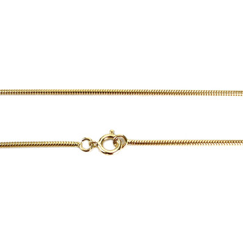 Collier d'occasion or 750 jaune maille serpent diamant