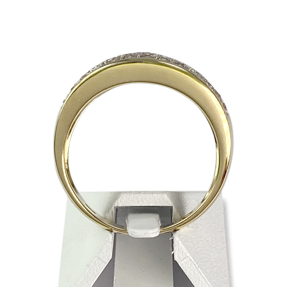 Bague d'occasion or 750 jaune diamant - vue 3