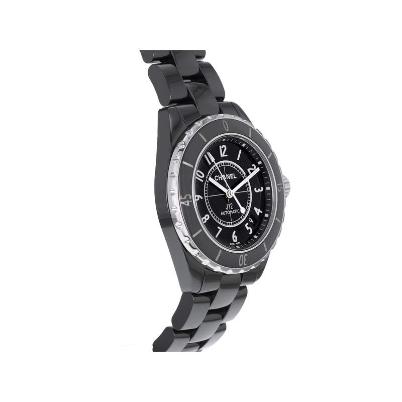Montre d'occasion CHANEL J12 femme automatique bracelet céramique - vue 2