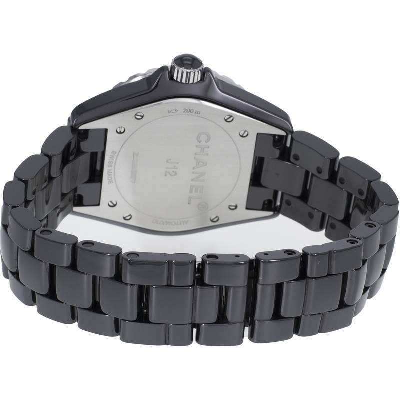 Montre d'occasion CHANEL J12 femme automatique bracelet céramique - vue 3