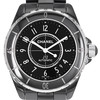 CHANEL J12 ladies' automatic watch with ceramic bracelet - view VD1