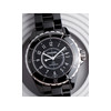 CHANEL J12 ladies' automatic watch with ceramic bracelet - view VD4
