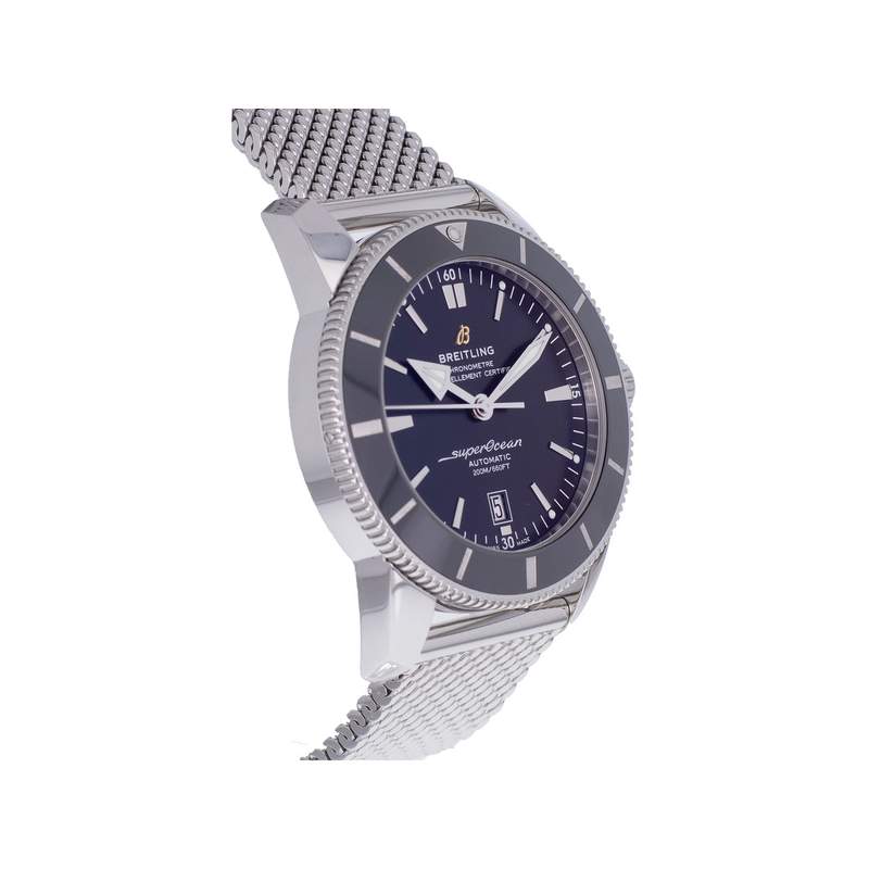 Montre d'occasion BREITLING SuperOcean homme mouvement automatique certifié (cosc) bracelet acier - vue 2
