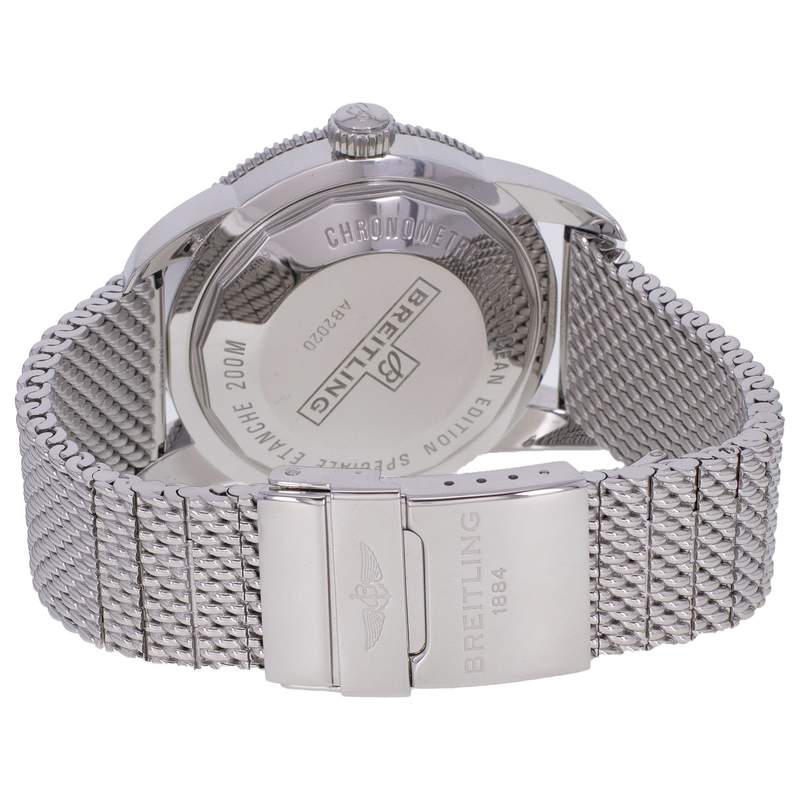Montre d'occasion BREITLING SuperOcean homme mouvement automatique certifié (cosc) bracelet acier - vue 3