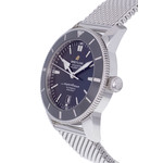 Montre d'occasion BREITLING SuperOcean homme mouvement automatique certifié (cosc) bracelet acier - vue D2
