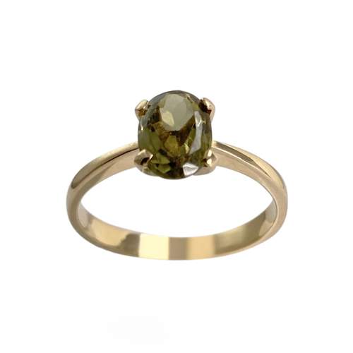 Bague d'occasion or 750 jaune tourmaline