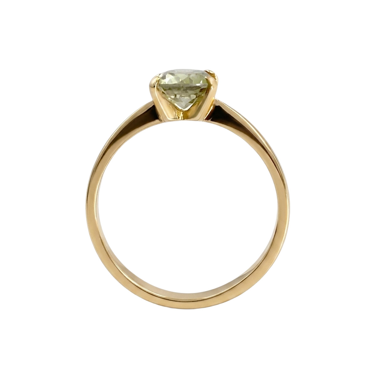 Bague d'occasion or 750 jaune tourmaline - vue 3