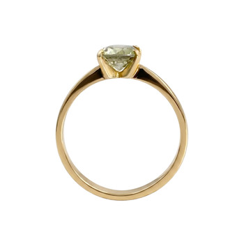 Bague d'occasion or 750 jaune tourmaline