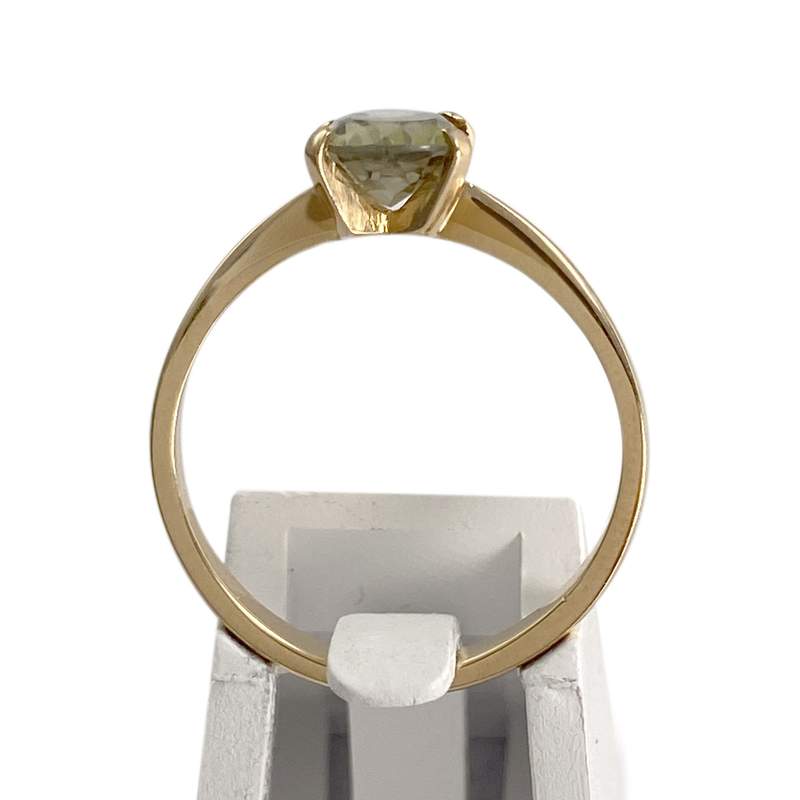 Bague d'occasion or 750 jaune tourmaline - vue 3