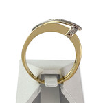 Bague d'occasion or 750 jaune diamant - vue 3